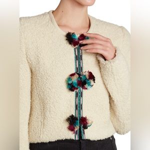 Isabel Marant Jacket Veste Gradiazi in Green Ecru size 36 BNWT Orig $1390